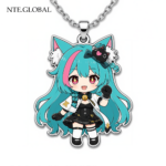 Neverness to Everness Mint Stainless Steel Chibi Necklace |  | nte.global