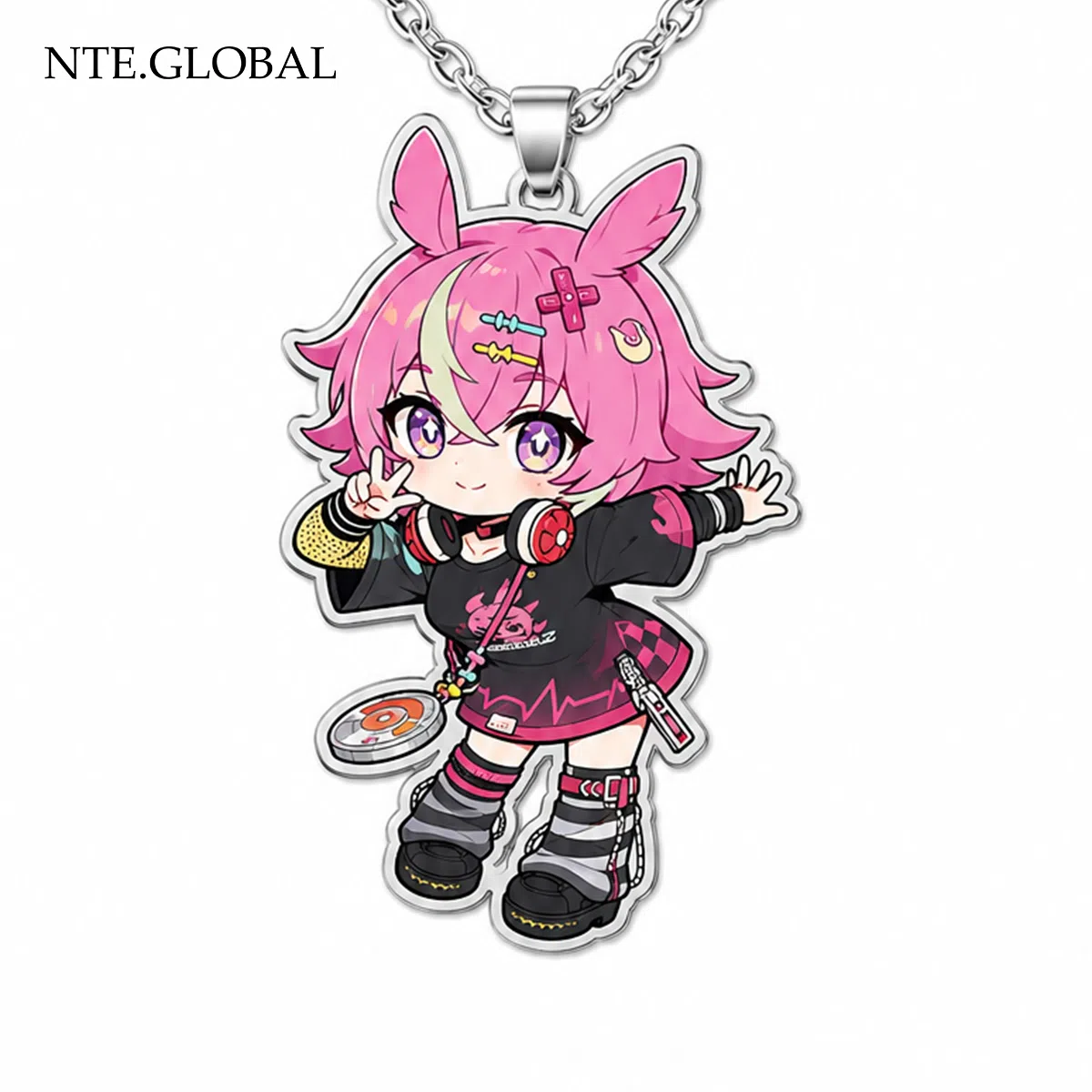 NTE Haniel Stainless Steel Chibi Necklace | nte.global
