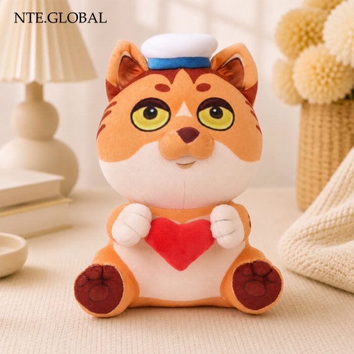 NTE Cat Plushie Holding Heart Plush Doll Miles Apart Neverness to Everness Merch | nte.global NTE グッズ 이환 굿즈