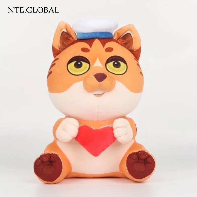 NTE Cat Plushie Holding Heart Plush Doll Miles Apart Neverness to Everness Merch | nte.global