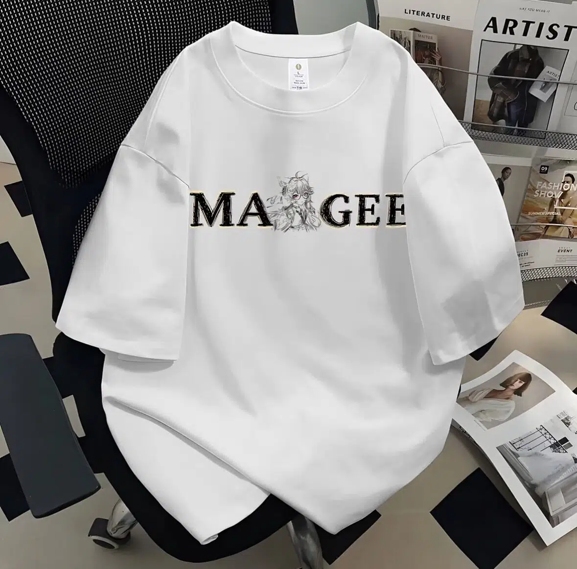 NTE Nanally Cotton Graphic Line Drawing Style T-Shirt 5 NTE Nanally Cotton Graphic Line Drawing Style T-Shirt | nte.global