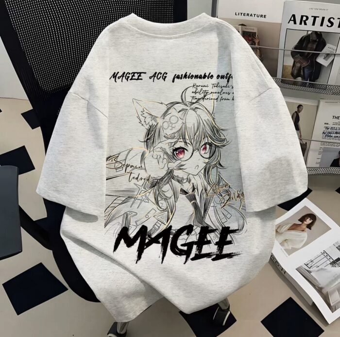 NTE Nanally Cotton Graphic Line Drawing Style T-Shirt | nte.global