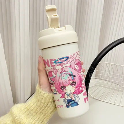 NTE Mint Chiz Shinku Lacrimosa Dual Drink Insulated Cup Neverness to Everness Merch | nte.global NTE グッズ 이환 굿즈 | Mint, NTE 민트, NTE ミント, Lacrimosa, NTE 라크리모사, NTE ラクリモーサ, Chiz, NTE 치즈, NTE ちいちゃん, Shinku, NTE 真紅