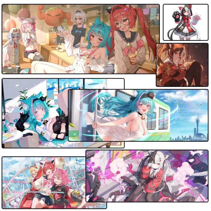 NTE Nanally Mint Lacrimosa Large Gaming Mouse Pad Neverness to Everness Merch | nte.global