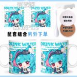 NTE Multiple Character Ceramic Mug | nte.global NTE グッズ 이환 굿즈 | Nanally, NTE 나나리, NTE ナナリ, Mint, NTE 민트, NTE ミント, Chiz, NTE 치즈, NTE ちいちゃん