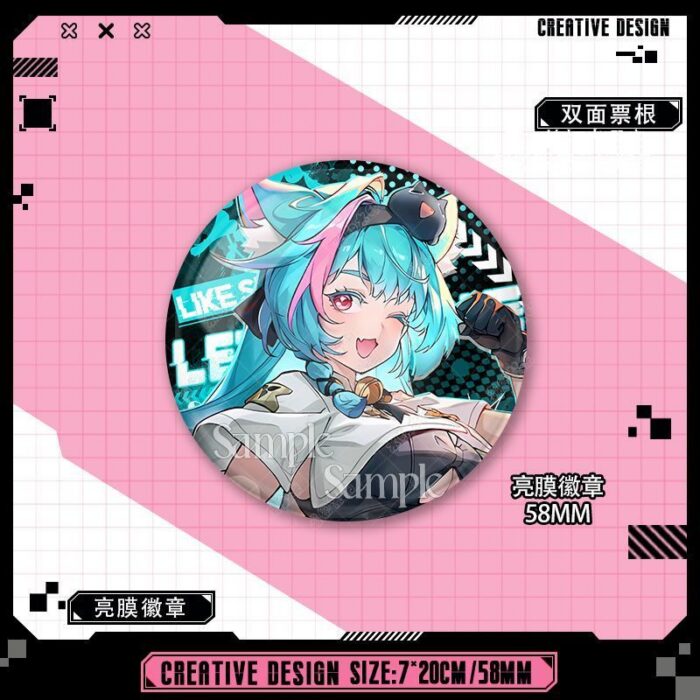 NTE Nanally Mint Lacrimosa Jiuyuan Ticket Badge Set |  | nte.global