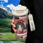 NTE Lacrimosa Stainless Steel Straw Thermos Bottle | nte.global NTE グッズ 이환 굿즈 | Lacrimosa, NTE 라크리모사, NTE ラクリモーサ, Hotori