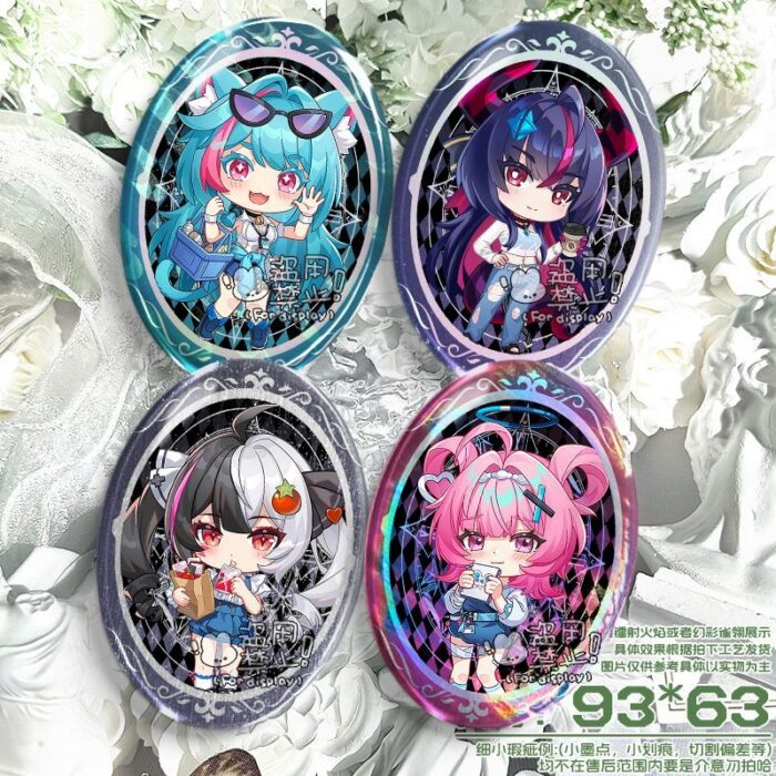 NTE GS25 Lacrimosa Shinku Chiz Mint Oval Badge |  | nte.global