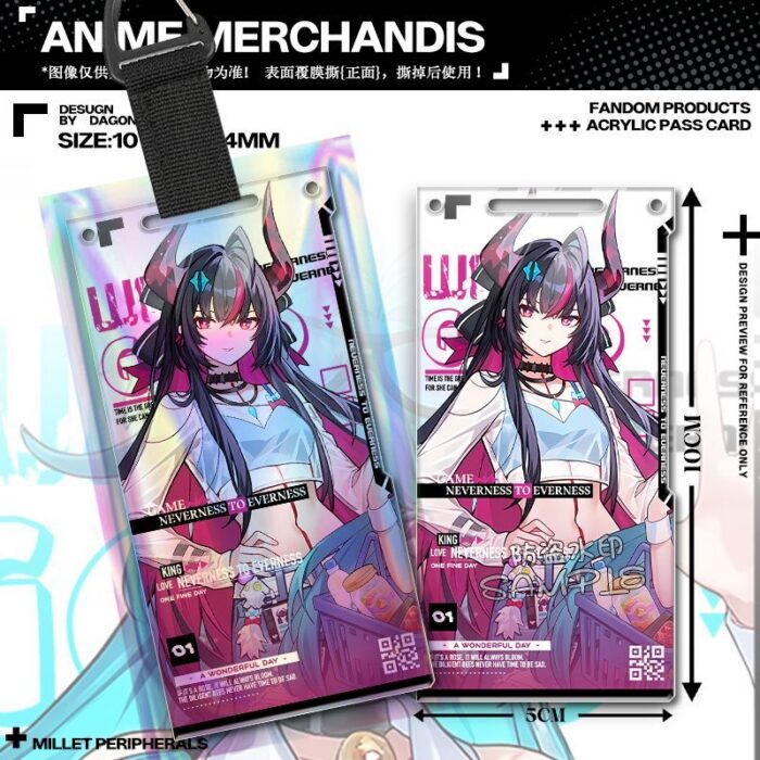 NTE GS25 Collaboration Shinku Mint Lacrimosa Chiz Acrylic Pass Pendant |  | nte.global