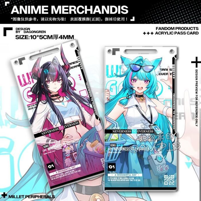 NTE GS25 Collaboration Shinku Mint Lacrimosa Chiz Acrylic Pass Pendant |  | nte.global