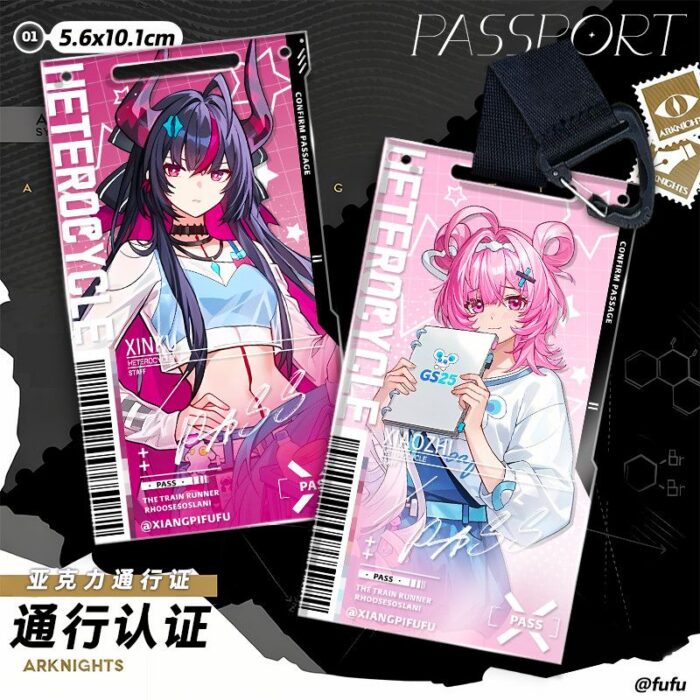 NTE GS25 Collaboration Mint Lacrimosa Chiz Shinku Acrylic Pass Keychain |  | nte.global