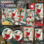 NTE Lacrimosa Tomato Series Holographic Ticket Postcard Badge Set | nte.global NTE グッズ 이환 굿즈 | Lacrimosa, NTE 라크리모사, NTE ラクリモーサ
