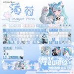 NTE Mint 120 Key Character Theme Keyboard and Keycap Set | nte.global NTE グッズ 이환 굿즈 | Mint, NTE 민트, NTE ミント