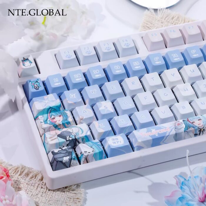 NTE Mint 120 Key Character Theme Keyboard and Keycap Set | nte.global NTE グッズ 이환 굿즈 | Mint, NTE 민트, NTE ミント