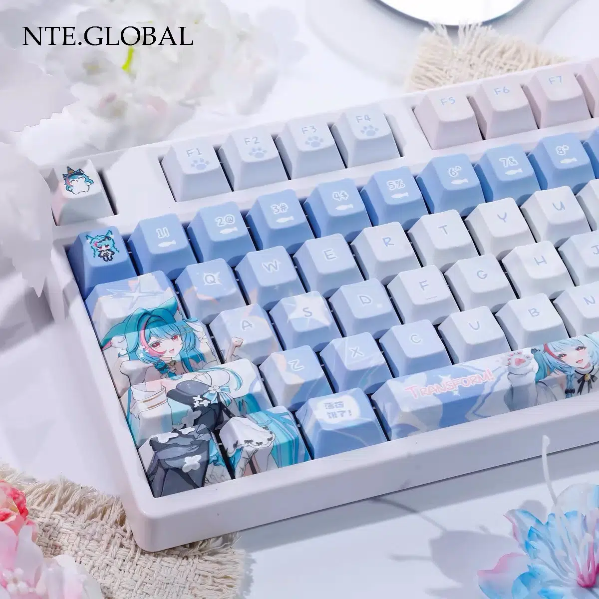 NTE Mint 120 Key Character Theme Keyboard and Keycap Set | nte.global NTE グッズ 이환 굿즈 | Mint, NTE 민트, NTE ミント
