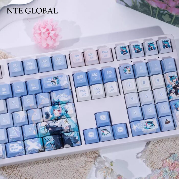 NTE Mint 120 Key Character Theme Keyboard and Keycap Set | nte.global NTE グッズ 이환 굿즈 | Mint, NTE 민트, NTE ミント