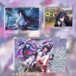 NTE Shinku Liquid Glitter Acrylic Card Display | nte.global NTE グッズ 이환 굿즈 | Shinku, NTE 真紅