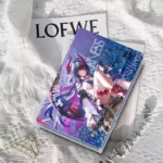 NTE Shinku Liquid Glitter Acrylic Card Display | nte.global NTE グッズ 이환 굿즈 | Shinku, NTE 真紅