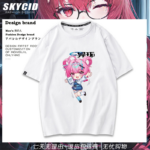 NTE Nanally Mint Lacrimosa Shinku Chibi T-Shirt | nte.global NTE グッズ 이환 굿즈 | Nanally, NTE 나나리, NTE ナナリ, Mint, NTE 민트, NTE ミント, Lacrimosa, NTE 라크리모사, NTE ラクリモーサ, Shinku, NTE 真紅