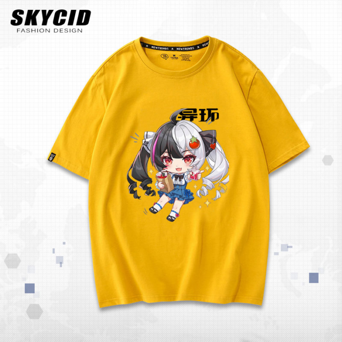 NTE Chiz Lacrimosa Shinku Mint Chibi T-Shirt | nte.global NTE グッズ 이환 굿즈 | Nanally, NTE 나나리, NTE ナナリ, Mint, NTE 민트, NTE ミント, Lacrimosa, NTE 라크리모사, NTE ラクリモーサ, Chiz, NTE 치즈, NTE ちいちゃん, Shinku, NTE 真紅