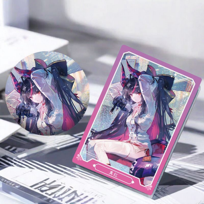 NTE Shinku Liquid Glitter Acrylic Gift Set | nte.global NTE グッズ 이환 굿즈 | Shinku, NTE 真紅