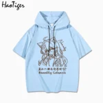 NTE Nanally Short-Sleeve Hoodie T-Shirt | nte.global NTE グッズ 이환 굿즈 | Nanally, NTE 나나리, NTE ナナリ