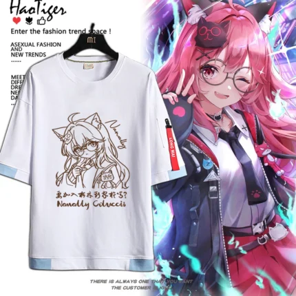 NTE Nanally Graphic Crew-Neck T-Shirt | nte.global NTE グッズ 이환 굿즈 | Nanally, NTE 나나리, NTE ナナリ
