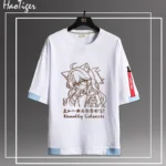 NTE Nanally Graphic Crew-Neck T-Shirt | nte.global NTE グッズ 이환 굿즈 | Nanally, NTE 나나리, NTE ナナリ