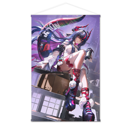 NTE Shinku 40 × 60 cm Satin Hanging Scroll Poster | nte.global NTE グッズ 이환 굿즈 | Shinku, NTE 真紅