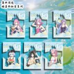 NTE Chiz, Hotori, Sakiri, Mint, Daffodill, Fadia, Haniel, Aurelia and Nanally Summer Secrets Acrylic Photo Cards | nte.global NTE グッズ 이환 굿즈 | Nanally, NTE 나나리, NTE ナナリ, Mint, NTE 민트, NTE ミント, Chiz, NTE 치즈, NTE ちいちゃん, Hotori