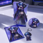NTE Daffodill 15 cm Acrylic Standee, 14 cm Postcard, Badge and Keychain Collection | nte.global NTE グッズ 이환 굿즈