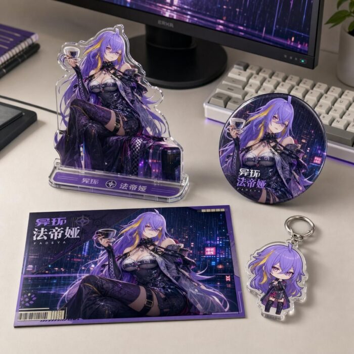 NTE Fadia Acrylic Standee and Accessory Set | nte.global NTE グッズ 이환 굿즈