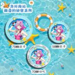 NTE Haniel, Daffodill, Fadia, Mint, Sakiri, Aurelia, Chiz, Hotori and Nanally Summer Secrets Badges | nte.global NTE グッズ 이환 굿즈 | Nanally, NTE 나나리, NTE ナナリ, Mint, NTE 민트, NTE ミント, Chiz, NTE 치즈, NTE ちいちゃん, Hotori