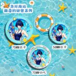 NTE Haniel, Daffodill, Fadia, Mint, Sakiri, Aurelia, Chiz, Hotori and Nanally Summer Secrets Badges | nte.global NTE グッズ 이환 굿즈 | Nanally, NTE 나나리, NTE ナナリ, Mint, NTE 민트, NTE ミント, Chiz, NTE 치즈, NTE ちいちゃん, Hotori