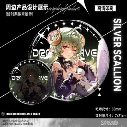 NTE Iroi Dreamweaver Holographic Ticket and Badge Set | nte.global NTE グッズ 이환 굿즈