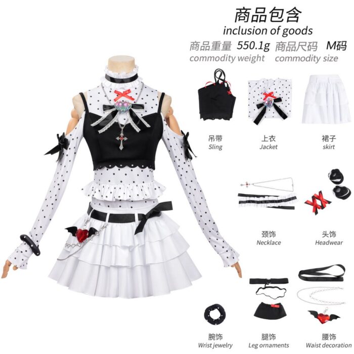 NTE Lacrimosa Black-and-White Nursery Rhyme Cosplay Costume | nte.global NTE グッズ 이환 굿즈 | Lacrimosa, NTE 라크리모사, NTE ラクリモーサ
