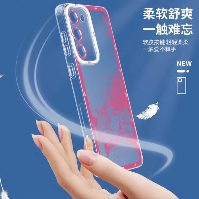 NTE Lacrimosa, Mint, Hathor, Jiuyuan, Nanally, Chiz, Hotori and Female Esper Zero Transparent Samsung Galaxy Phone Case | nte.global NTE グッズ 이환 굿즈 | Nanally, NTE 나나리, NTE ナナリ, Mint, NTE 민트, NTE ミント, Lacrimosa, NTE 라크리모사, NTE ラクリモーサ, Chiz, NTE 치즈, NTE ちいちゃん, Hotori