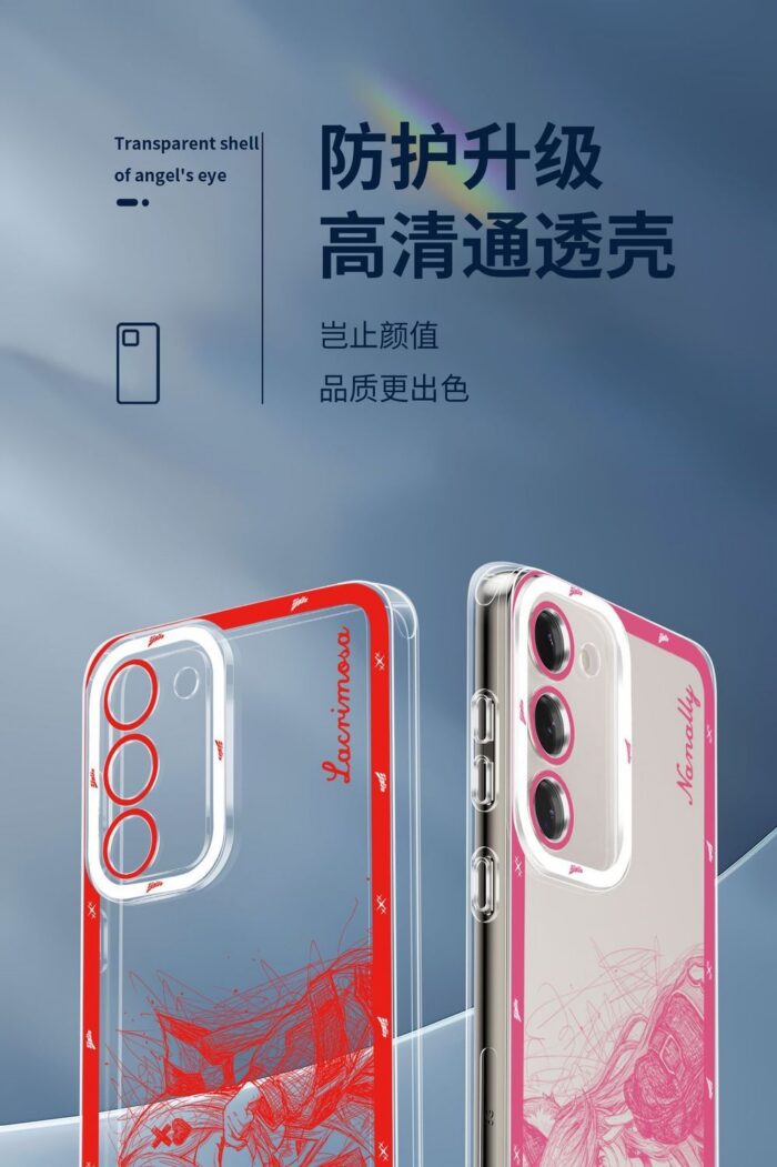 NTE Lacrimosa, Mint, Hathor, Jiuyuan, Nanally, Chiz, Hotori and Female Esper Zero Transparent Samsung Galaxy Phone Case | nte.global NTE グッズ 이환 굿즈 | Nanally, NTE 나나리, NTE ナナリ, Mint, NTE 민트, NTE ミント, Lacrimosa, NTE 라크리모사, NTE ラクリモーサ, Chiz, NTE 치즈, NTE ちいちゃん, Hotori