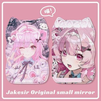 NTE Chiz Cat-Shaped Folding Makeup Mirror | nte.global NTE グッズ 이환 굿즈 | Chiz, NTE 치즈, NTE ちいちゃん