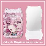 NTE Chiz Cat-Shaped Folding Makeup Mirror | nte.global NTE グッズ 이환 굿즈 | Chiz, NTE 치즈, NTE ちいちゃん
