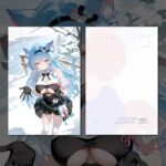 NTE Mint Snowfall Art Postcard | nte.global NTE グッズ 이환 굿즈 | Mint, NTE 민트, NTE ミント