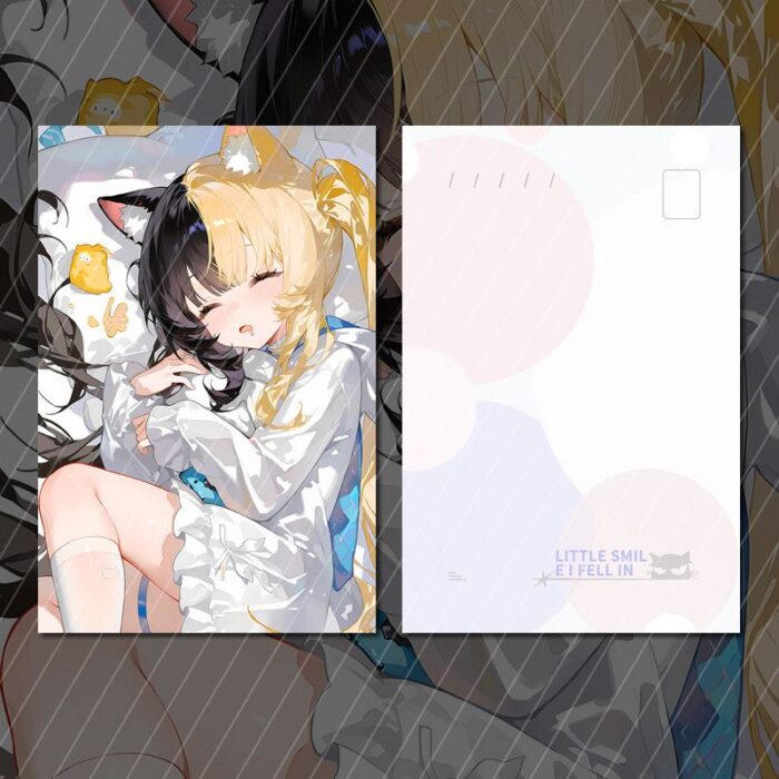 NTE Lacrimosa Cozy Sleep Art Postcard | nte.global NTE グッズ 이환 굿즈 | Lacrimosa, NTE 라크리모사, NTE ラクリモーサ