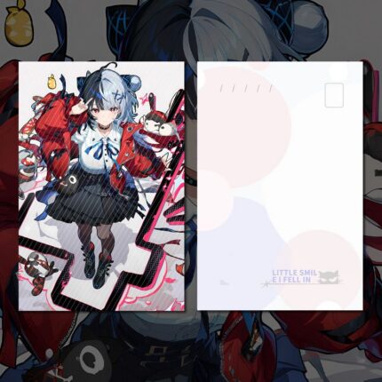 NTE Lacrimosa Street Style Art Postcard | nte.global NTE グッズ 이환 굿즈 | Lacrimosa, NTE 라크리모사, NTE ラクリモーサ