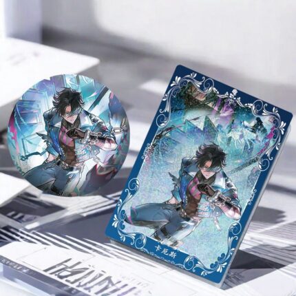 NTE Chaos Liquid Glitter Acrylic Display Block and Badge Set | nte.global NTE グッズ 이환 굿즈