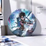 NTE Chaos Liquid Glitter Acrylic Display Block and Badge Set | nte.global NTE グッズ 이환 굿즈