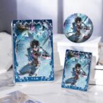 NTE Chaos Liquid Glitter Acrylic Display Block and Badge Set | nte.global NTE グッズ 이환 굿즈