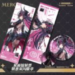 NTE Shinku Laser Ticket and Silver Glitter Badge Collection | nte.global NTE グッズ 이환 굿즈 | Shinku, NTE 真紅