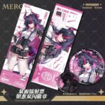 NTE Shinku Laser Ticket and Silver Glitter Badge Collection | nte.global NTE グッズ 이환 굿즈 | Shinku, NTE 真紅
