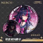NTE Shinku Laser Ticket and Silver Glitter Badge Collection | nte.global NTE グッズ 이환 굿즈 | Shinku, NTE 真紅
