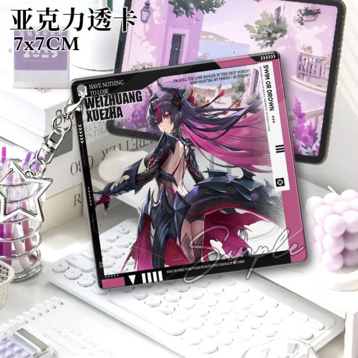 NTE Shinku Clear Acrylic Photo Card and Keychain Collection | nte.global NTE グッズ 이환 굿즈 | Shinku, NTE 真紅